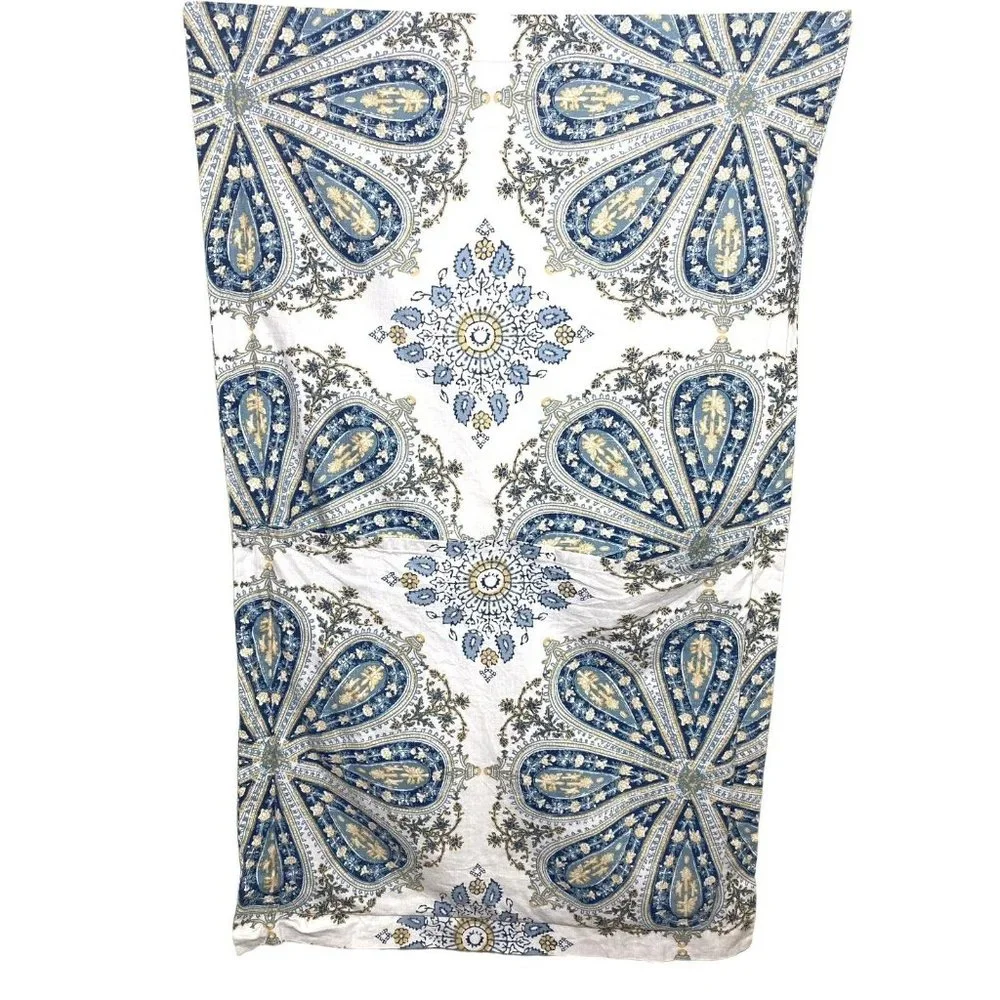 Ralph Lauren Blue Medallion Paisley King Set Cotton Pillowcase‎ Shams
